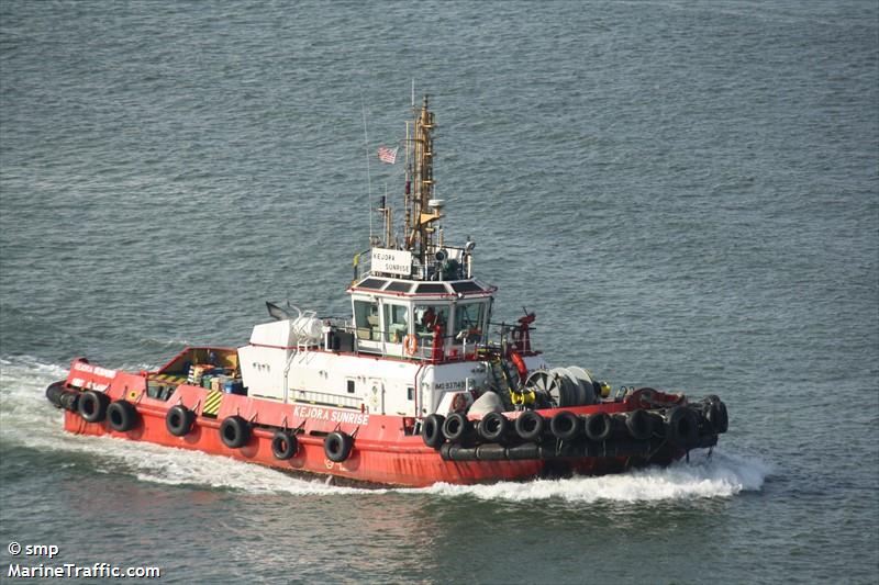 kejora sunrise (Tug) - IMO 9371490, MMSI 533006800, Call Sign 9MZE6 under the flag of Malaysia