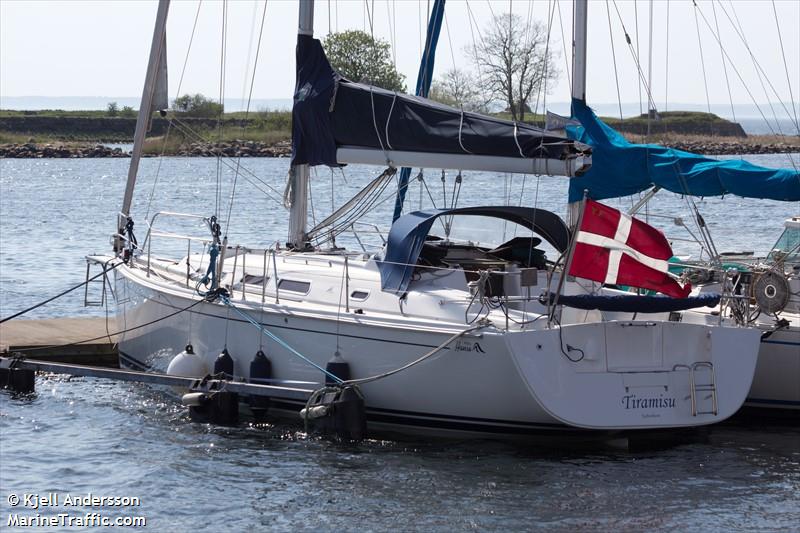 tiramisu (Pleasure craft) - IMO , MMSI 219023602, Call Sign XPH2539 under the flag of Denmark