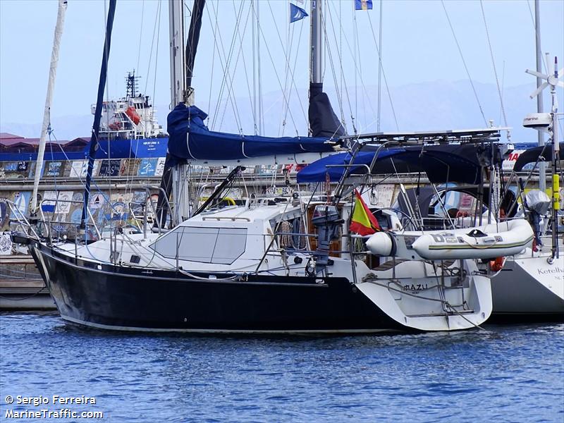 mazu (Sailing vessel) - IMO , MMSI 225990387, Call Sign PC3703 under the flag of Spain