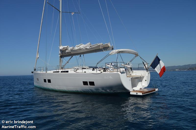 erema (Sailing vessel) - IMO , MMSI 227922090, Call Sign FAG2679 under the flag of France