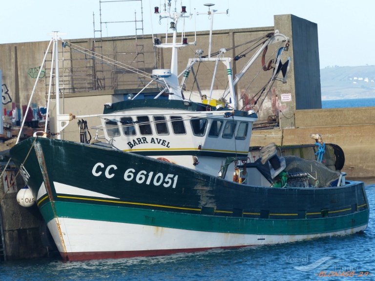 fv barr avel (Fishing vessel) - IMO , MMSI 228293000, Call Sign FHAO under the flag of France