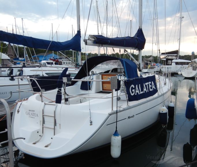 galatea (Sailing vessel) - IMO , MMSI 235075406, Call Sign MXSJ7 under the flag of United Kingdom (UK)