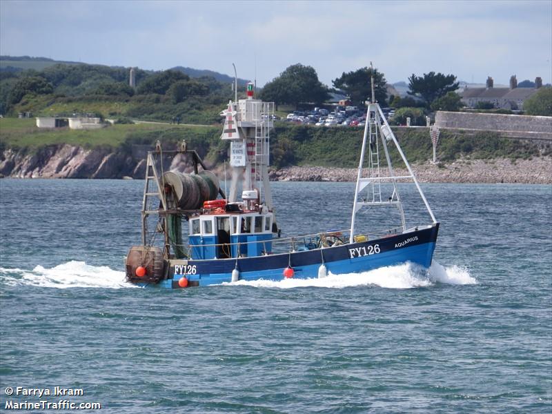aquarius of cawsand (Fishing vessel) - IMO , MMSI 235110216, Call Sign 21JF7 under the flag of United Kingdom (UK)