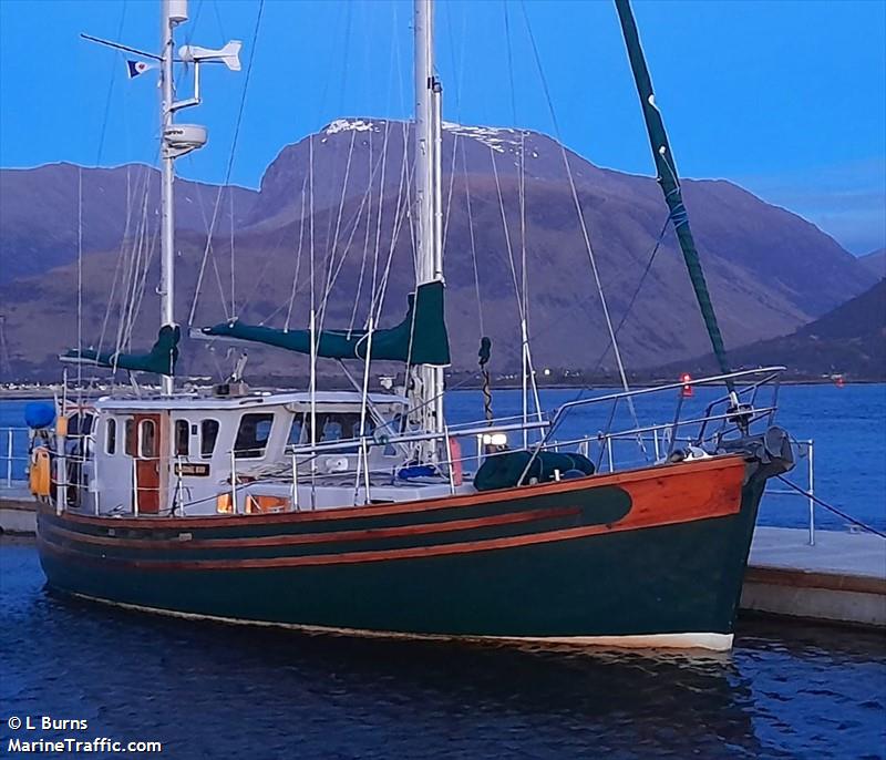 undine bay (Sailing vessel) - IMO , MMSI 235110838, Call Sign 2ILW2 under the flag of United Kingdom (UK)