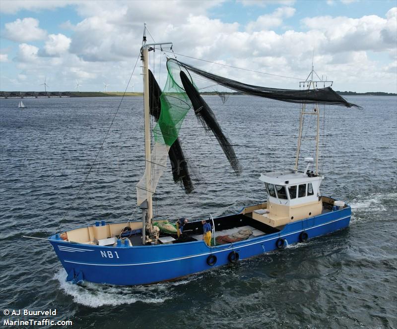 johannes adrianus (Fishing vessel) - IMO , MMSI 244025495, Call Sign PI9922 under the flag of Netherlands