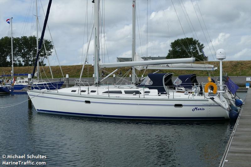 maris (Sailing vessel) - IMO , MMSI 244050529, Call Sign PI2343 under the flag of Netherlands