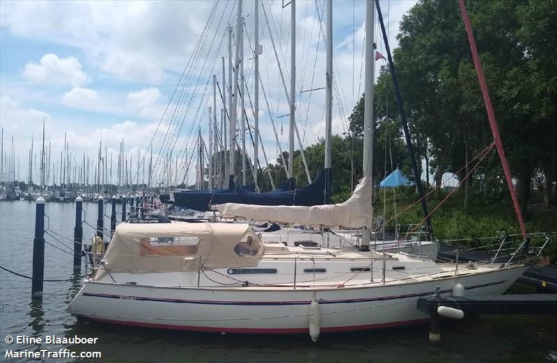 signet (Sailing vessel) - IMO , MMSI 244100680, Call Sign PE2749 under the flag of Netherlands
