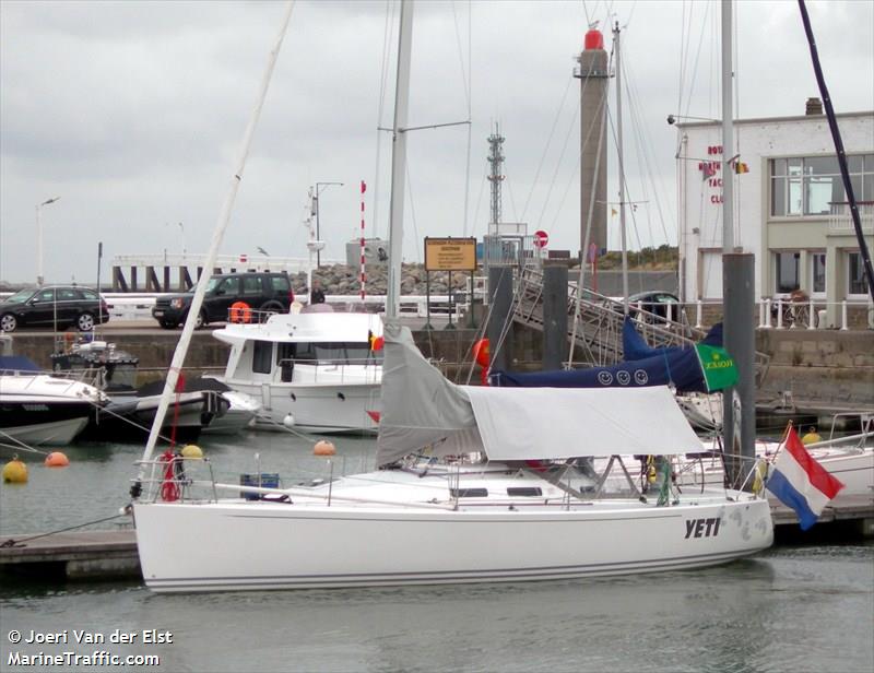 yeti (Pleasure craft) - IMO , MMSI 244620883, Call Sign PF8669 under the flag of Netherlands