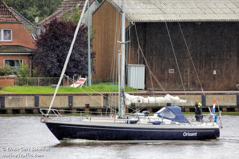 orisant (Sailing vessel) - IMO , MMSI 244890245, Call Sign PD3176 under the flag of Netherlands