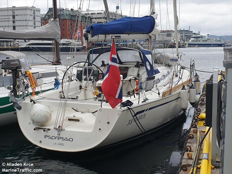 espresso (Sailing vessel) - IMO , MMSI 257649180, Call Sign LK 8490 under the flag of Norway