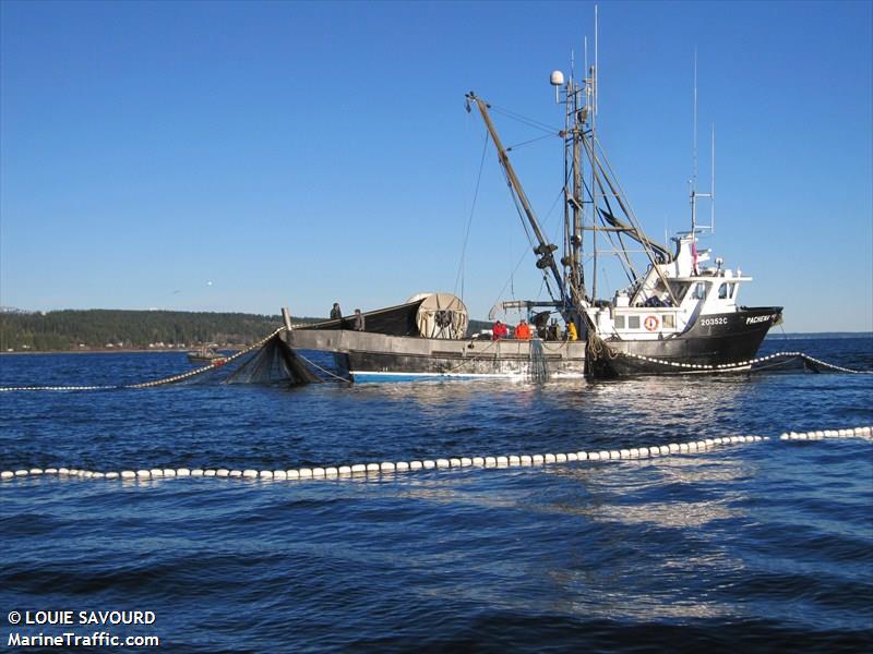 pachena no 1 (Fishing vessel) - IMO , MMSI 316005100, Call Sign VD2970 under the flag of Canada