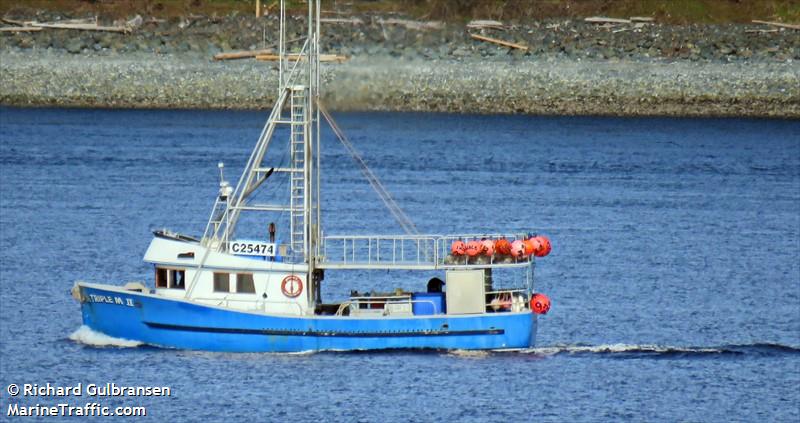 triple m ii (Fishing vessel) - IMO , MMSI 316005774 under the flag of Canada