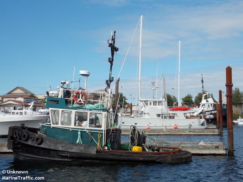 conuma trojan (Tug) - IMO , MMSI 316011727 under the flag of Canada