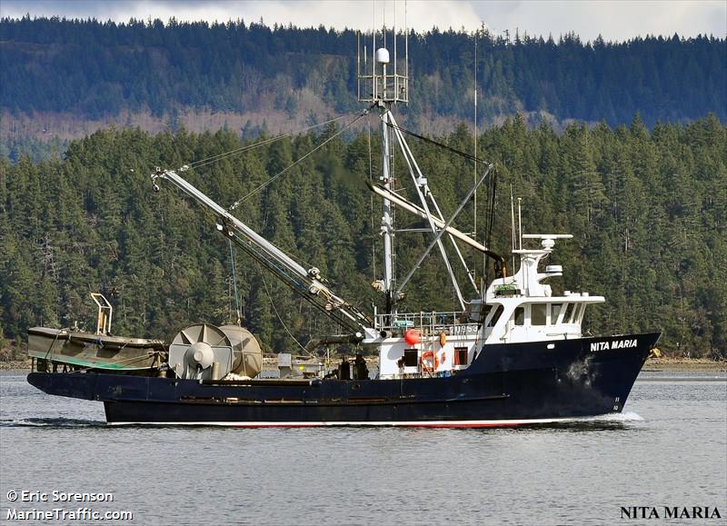 nita maria (Fishing vessel) - IMO , MMSI 316013198 under the flag of Canada