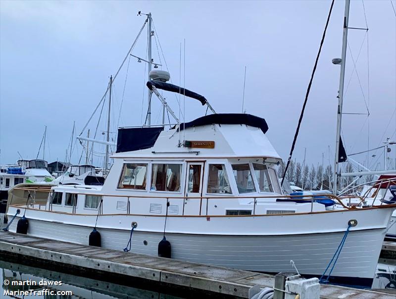 serenity (Pleasure craft) - IMO , MMSI 316036064 under the flag of Canada