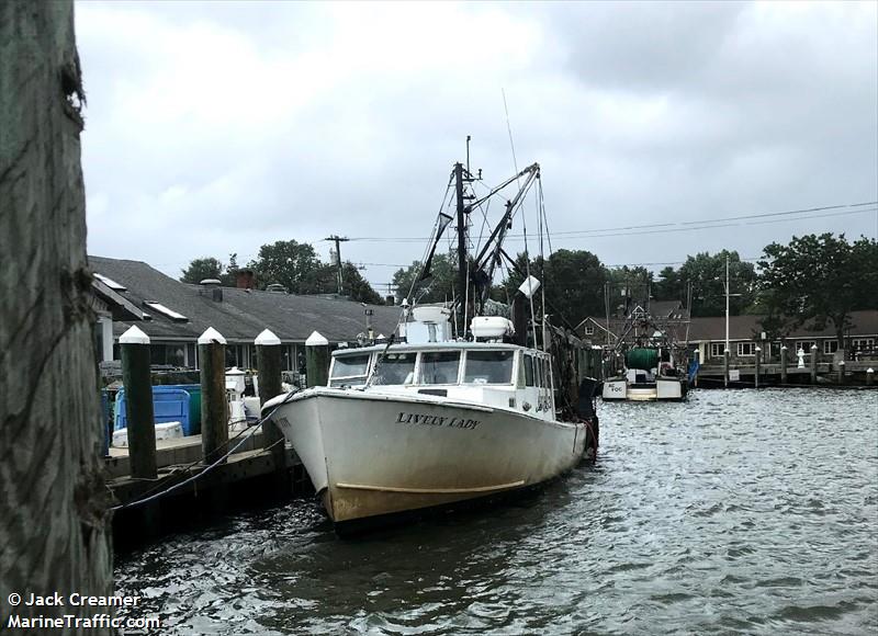 lively lady (Fishing vessel) - IMO , MMSI 338199175, Call Sign WDG7159 under the flag of USA