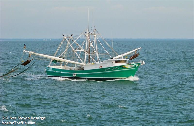 lady paige (Fishing vessel) - IMO , MMSI 367301340, Call Sign WDD8679 under the flag of United States (USA)