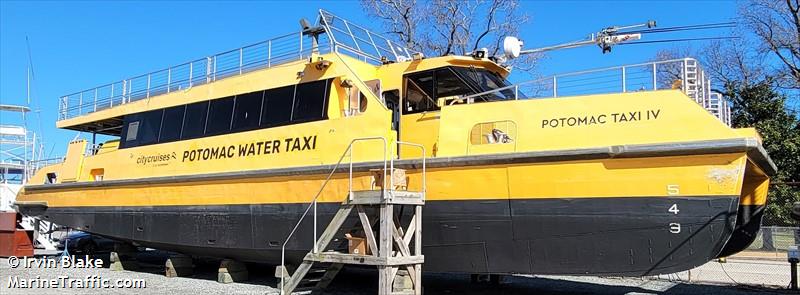 potomac taxi iv (Passenger ship) - IMO , MMSI 368006290, Call Sign WDJ7393 under the flag of United States (USA)