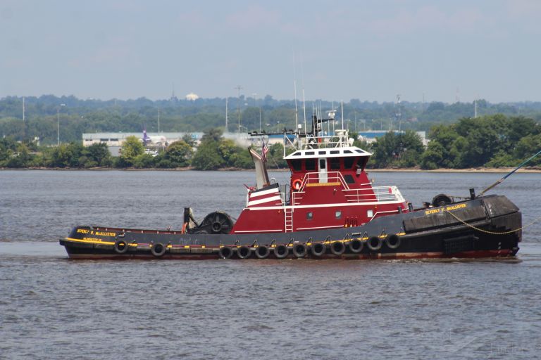 beverly r mcallister (Tug) - IMO 9204398, MMSI 368071980, Call Sign WDK6177 under the flag of United States (USA)