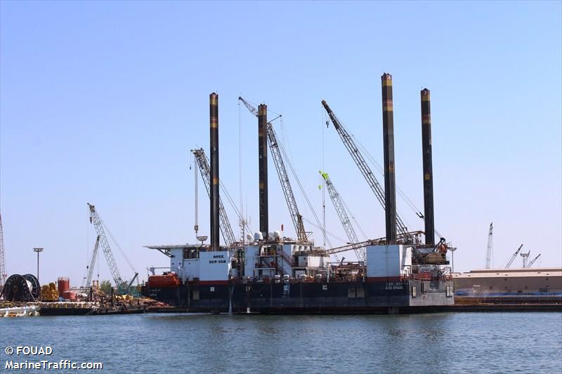 npcc barge sep 350 (Pontoon) - IMO 8759035, MMSI 470286000, Call Sign A6JA under the flag of UAE