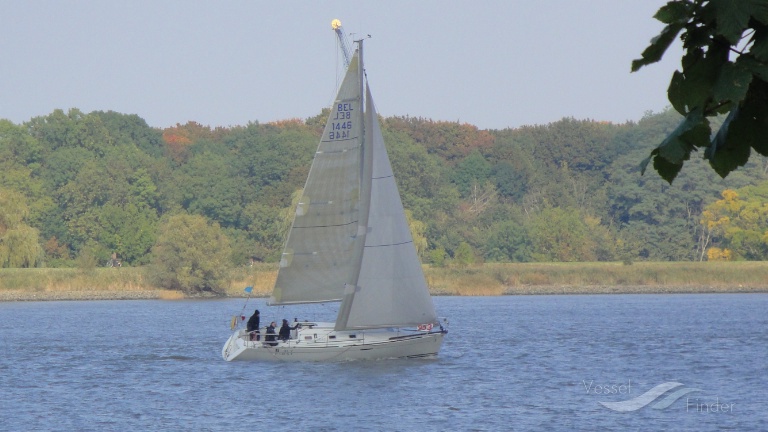 witte (Sailing vessel) - IMO , MMSI 205724610, Call Sign OR7246 under the flag of Belgium