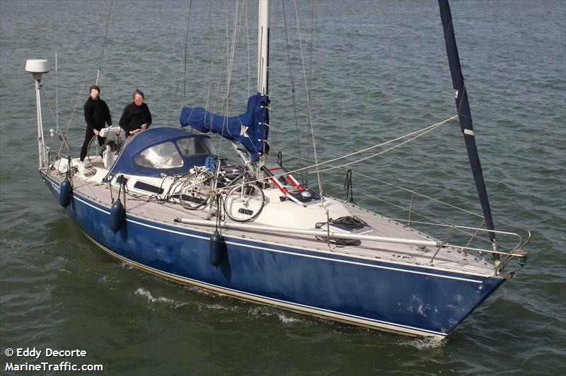 plankzeil (Sailing vessel) - IMO , MMSI 205865310, Call Sign OR8653 under the flag of Belgium