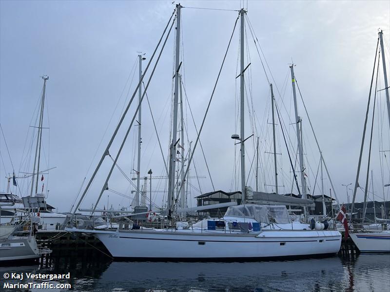 stella (Sailing vessel) - IMO , MMSI 219012404, Call Sign OWBN under the flag of Denmark