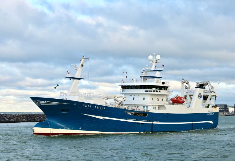 beinur (Fishing Vessel) - IMO 9746097, MMSI 219731000 under the flag of Denmark