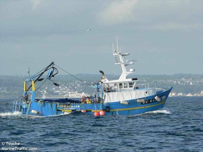 lesknedalar (Fishing vessel) - IMO , MMSI 228160000, Call Sign FHKS under the flag of France