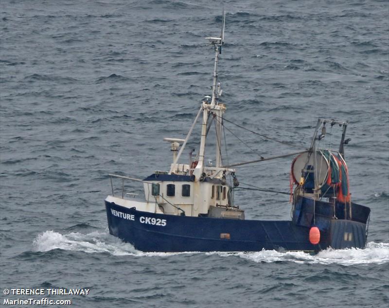 venture ck925 (Fishing vessel) - IMO , MMSI 235064488, Call Sign 2BAQ2 under the flag of United Kingdom (UK)