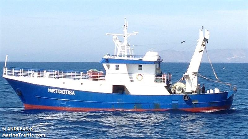 mirtidiotissa (Fishing vessel) - IMO 8788464, MMSI 237418000, Call Sign SX8100 under the flag of Greece