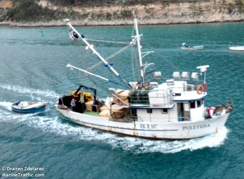 poletusa (Fishing vessel) - IMO , MMSI 238001340, Call Sign 9A2379 under the flag of Croatia