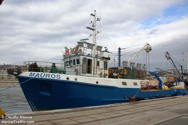 mauros (Fishing vessel) - IMO , MMSI 238316240, Call Sign 9AA7990 under the flag of Croatia