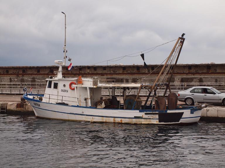 galebica (Fishing vessel) - IMO , MMSI 238660040, Call Sign 9A5216 under the flag of Croatia