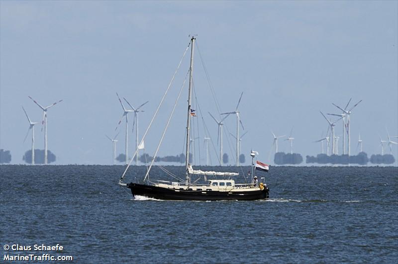 iron lady (Sailing vessel) - IMO , MMSI 244010374, Call Sign PC 3040 under the flag of Netherlands