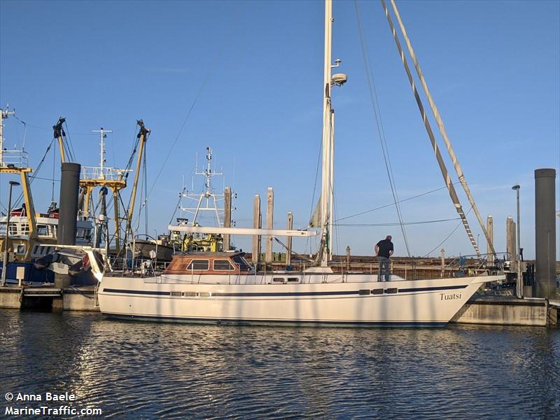tuatsi (Sailing vessel) - IMO , MMSI 244128267, Call Sign PI5934 under the flag of Netherlands