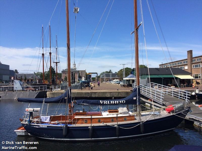 vrijheid (Pleasure craft) - IMO , MMSI 244780402, Call Sign PA3177 under the flag of Netherlands