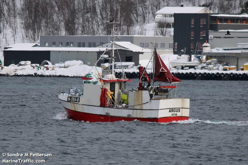 argus (Fishing vessel) - IMO , MMSI 257069440, Call Sign LK 6712 under the flag of Norway