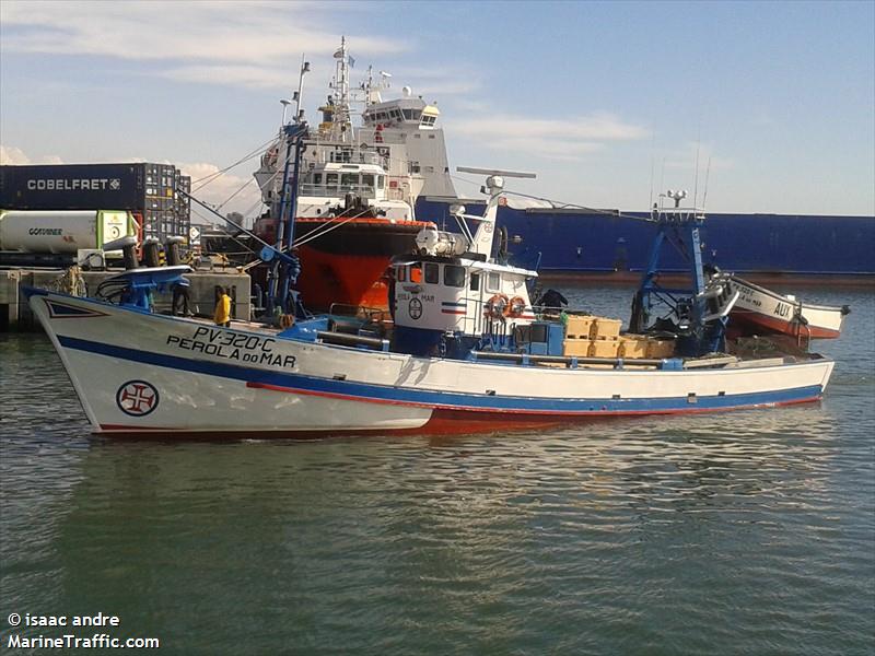 perola do mar (Fishing vessel) - IMO , MMSI 263407340, Call Sign CUGF4 under the flag of Portugal