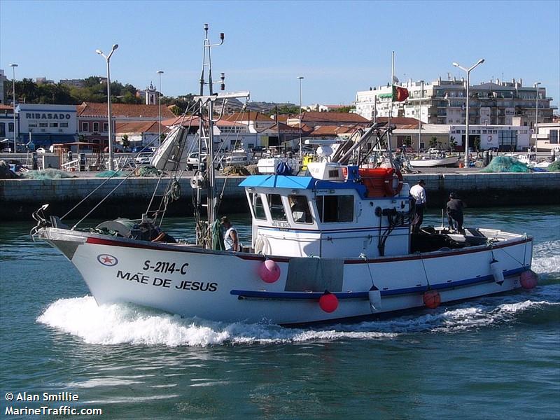 mae de jesus (Fishing vessel) - IMO , MMSI 263410850, Call Sign CULK8 under the flag of Portugal