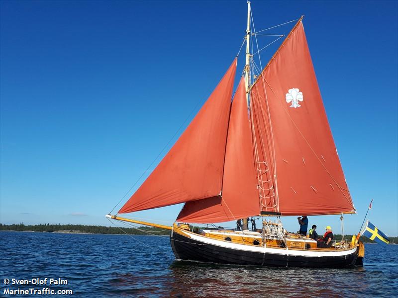 kerstin (Sailing vessel) - IMO , MMSI 265796260, Call Sign SA7157 under the flag of Sweden