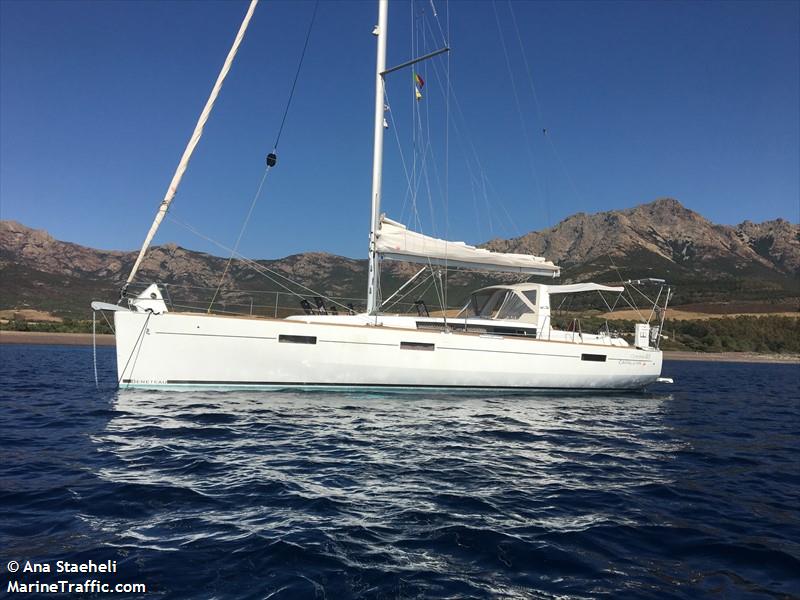 cataleya (Sailing vessel) - IMO , MMSI 269109980 under the flag of Switzerland