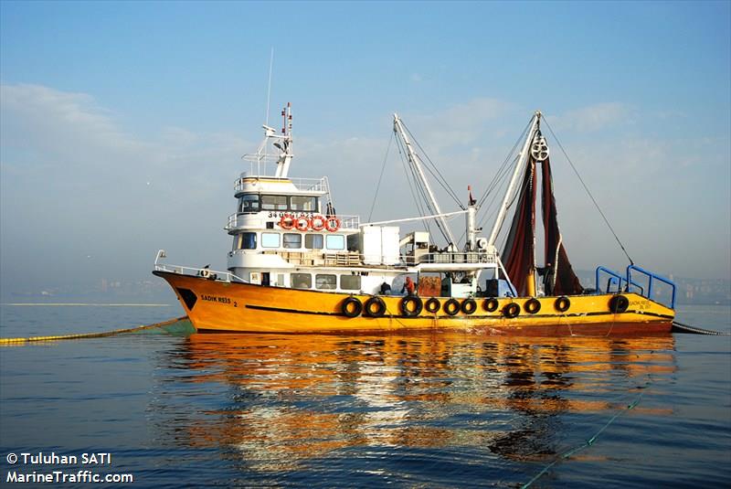 sadik reis 2 (Fishing vessel) - IMO , MMSI 271072079, Call Sign TC7716 under the flag of Turkey