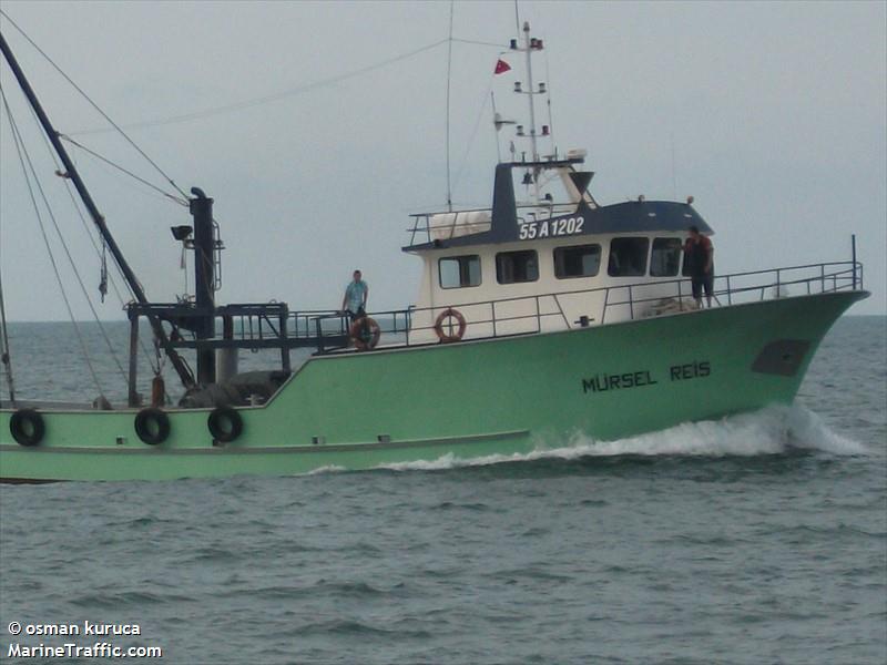 mehmet kaptan a (Fishing vessel) - IMO , MMSI 271072378, Call Sign TC7377 under the flag of Turkey