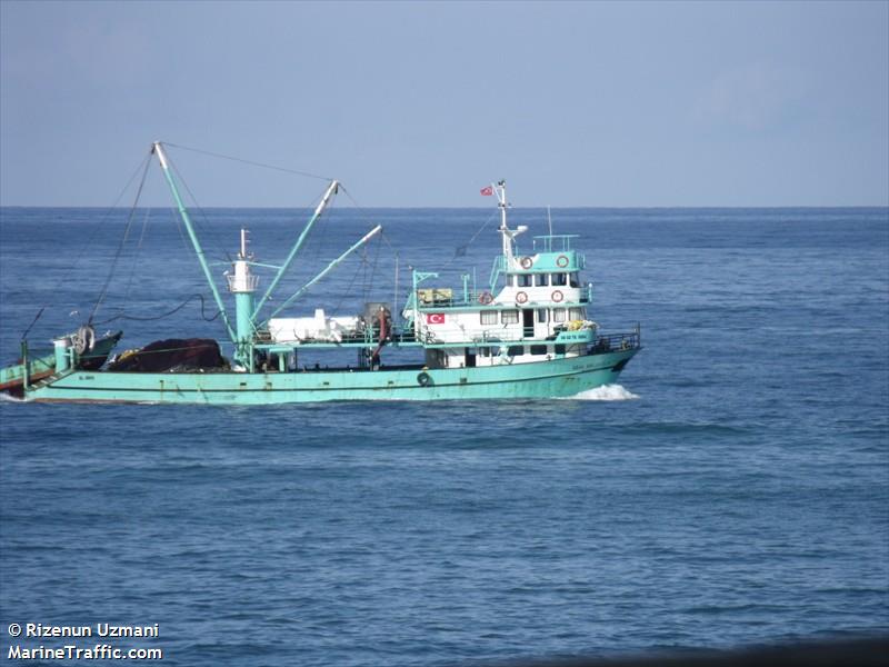 zumra nisa (Fishing vessel) - IMO , MMSI 271072620, Call Sign TC7284 under the flag of Turkey