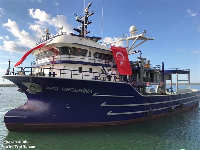 avci recebina (Fish Carrier) - IMO 9915856, MMSI 271073408, Call Sign TCA5866 under the flag of Turkey