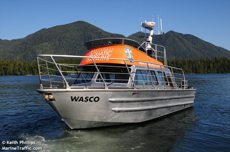 wasco (Pleasure craft) - IMO , MMSI 316012198 under the flag of Canada