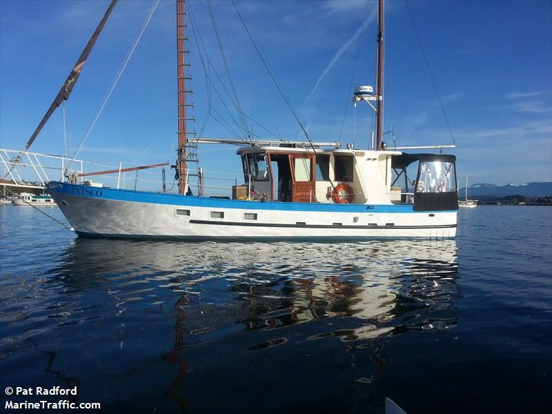 sv patsco (Pleasure craft) - IMO , MMSI 316026833 under the flag of Canada