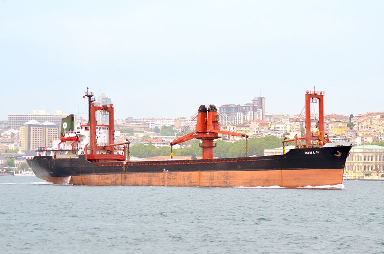 rama h (General Cargo Ship) - IMO 8105404, MMSI 334021000, Call Sign HQAG6 under the flag of Honduras