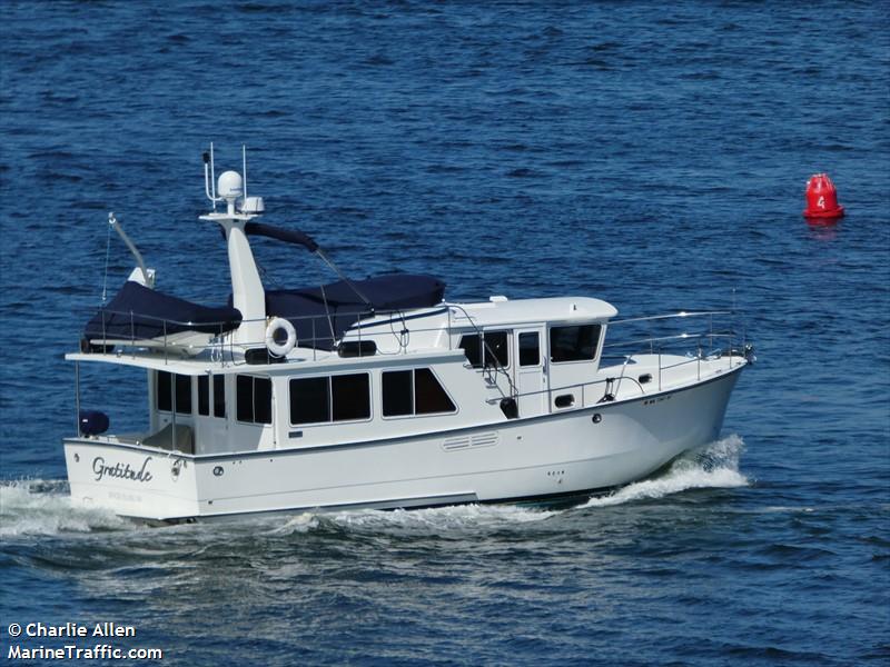 gratitude (Pleasure craft) - IMO , MMSI 338183069 under the flag of USA